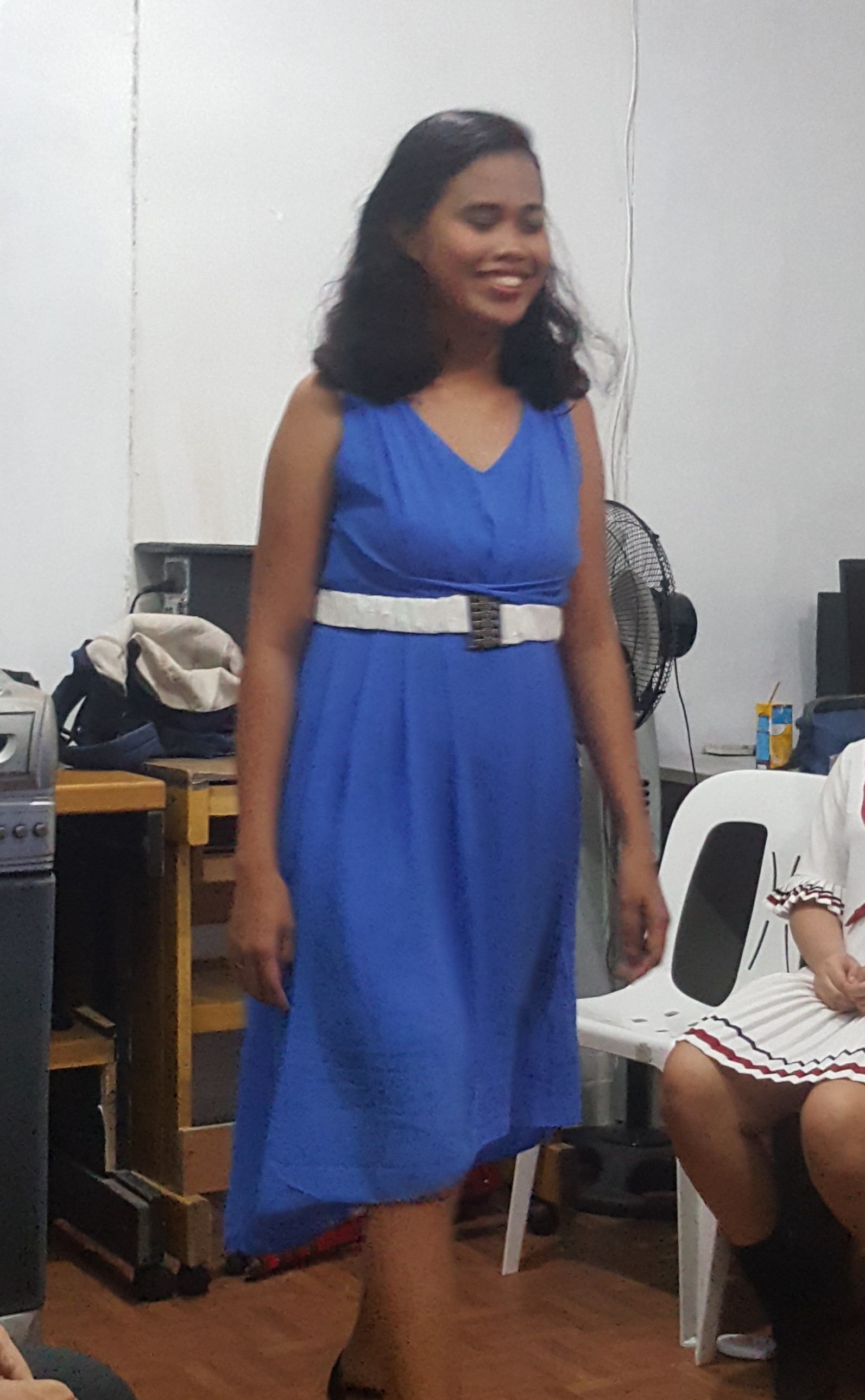 Image of Rubilou Dacillo wearing blue dress